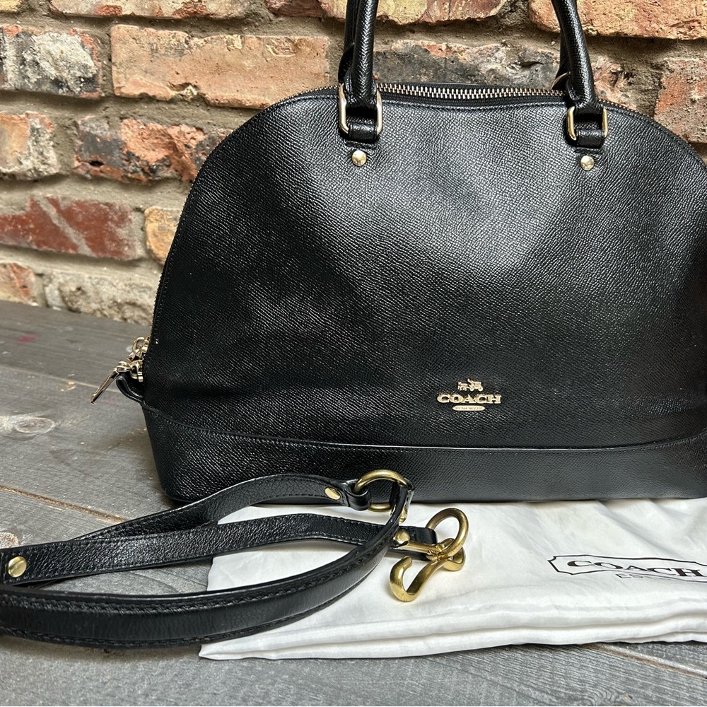 Coach Black Satchel